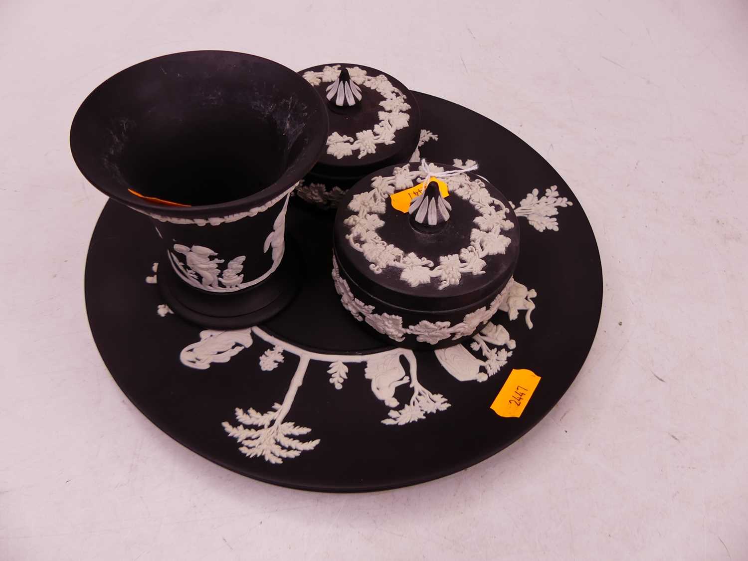 Lot 60 - A small collection of Wedgwood Black Basalt...