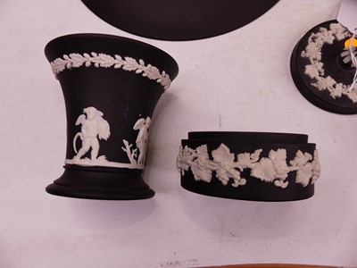 Lot 60 - A small collection of Wedgwood Black Basalt...