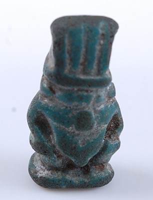 Lot 373 - An Egyptian amulet bead, possibly depicting...