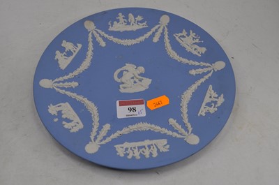 Lot 98 - A collection of Wedgwood blue jasperware, to...