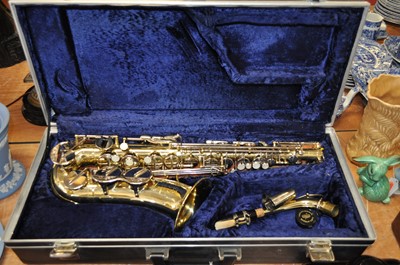 Lot 101 - A Boosey & Hawkes saxophone, in hard case