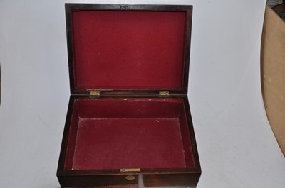 Lot 121 - A Victorian mother of pearl inlaid rosewood...