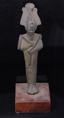 Lot 390 - A cast bronze figure of the Egyptian Creator...