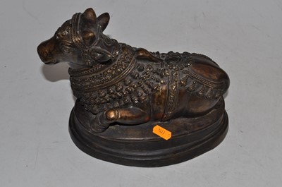 Lot 140 - A contemporary Indian bronze model of a...