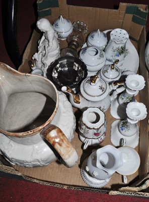 Lot 170 - Mixed ceramics to include dressing table wares,...