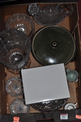 Lot 184 - Assorted cut glass ware and crystal to include...