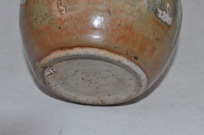 Lot 231 - A stoneware vase, having a slender neck to a...