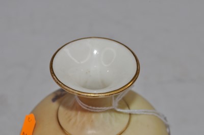 Lot 244 - A Royal Worcester blush ivory and floral...