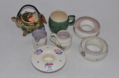 Lot 255 - A collection of Poole pottery items, to...