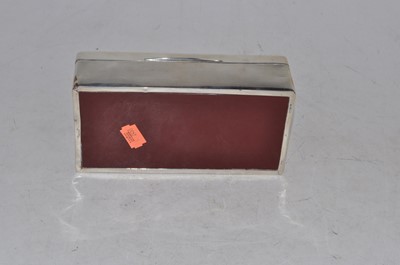 Lot 275 - A George VI silver table cigarette box, of...