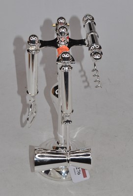 Lot 276 - An Art Deco style silver plated barman's...