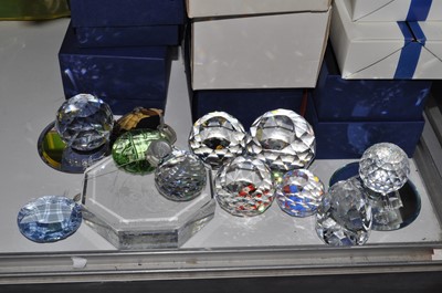 Lot 284 - A collection of mostly boxed Swarovski and...