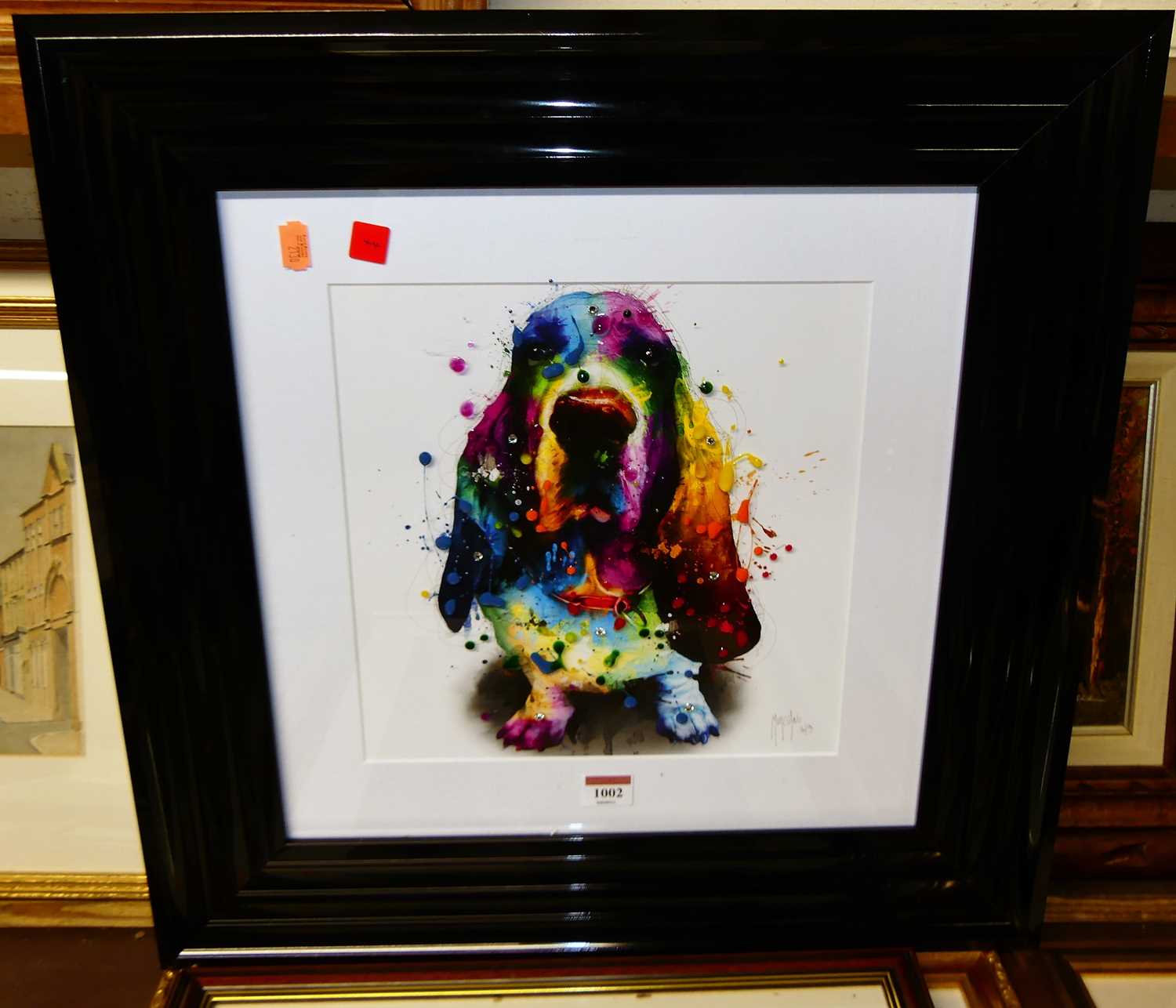 Lot 1002 - After Patrice Murciano - Dog study, lithograph...