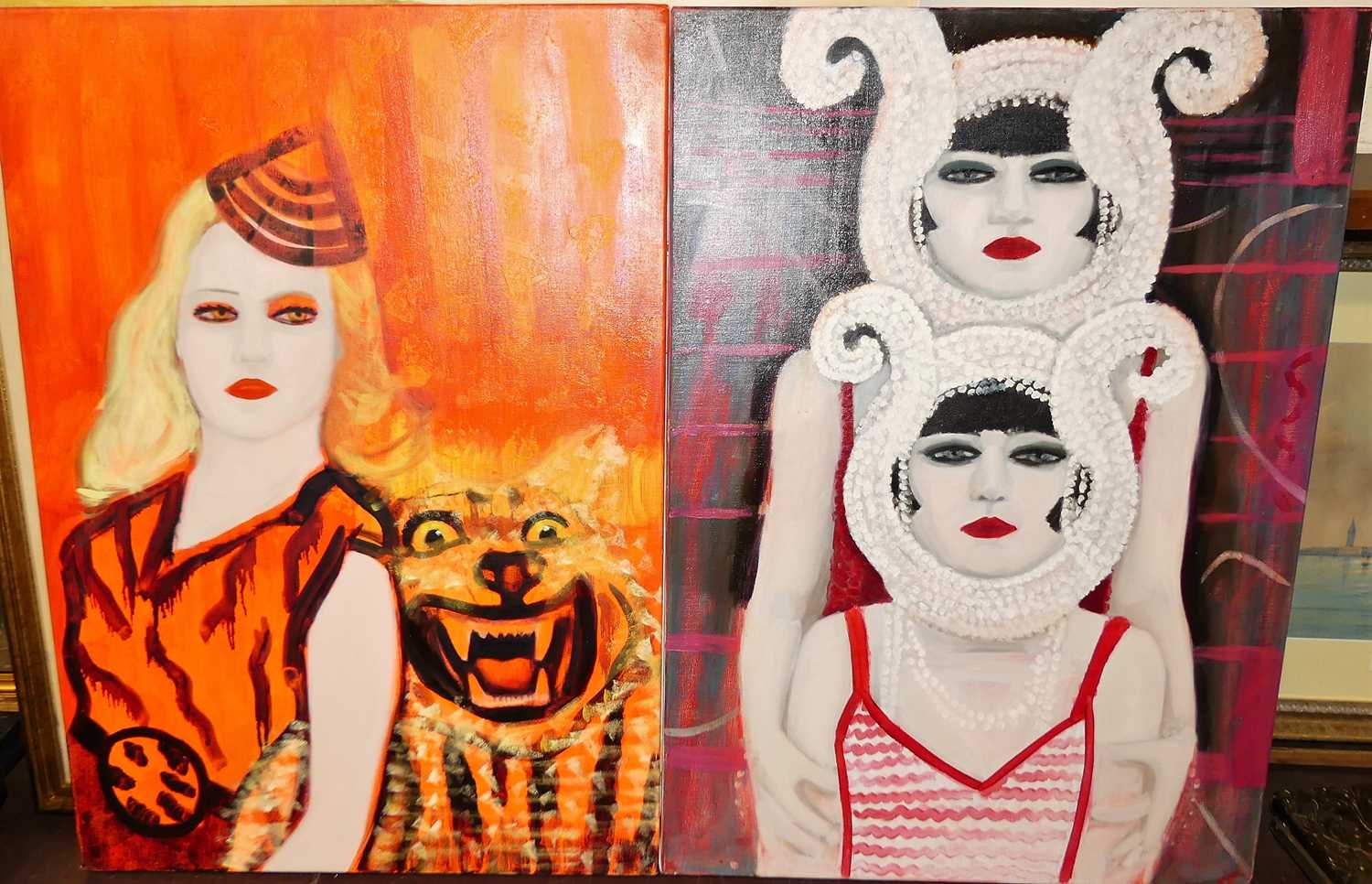 Lot 1009 - Amanda Houchen (contemporary) - Snapshot, oil...