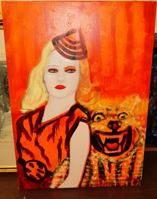 Lot 1009 - Amanda Houchen (contemporary) - Snapshot, oil...