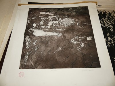 Lot 1035 - Gerald Woods (b.1942) - Jackfield, lithograph,...
