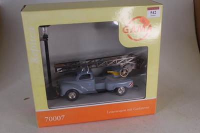 Lot 542 - A Trix Gama 70007 diecast boxed model fire truck