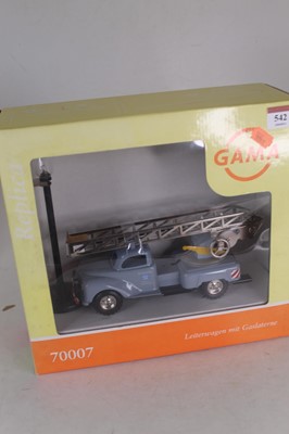 Lot 542 - A Trix Gama 70007 diecast boxed model fire truck