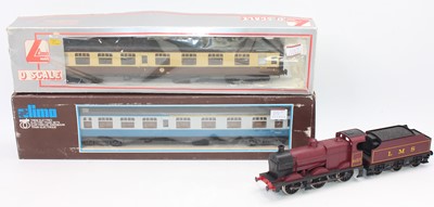 Lot 373 - Three Lima O gauge items: 0-6-0 loco & tender...