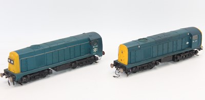Lot 384 - Two Class 20 diesel locos, BR blue with yellow...