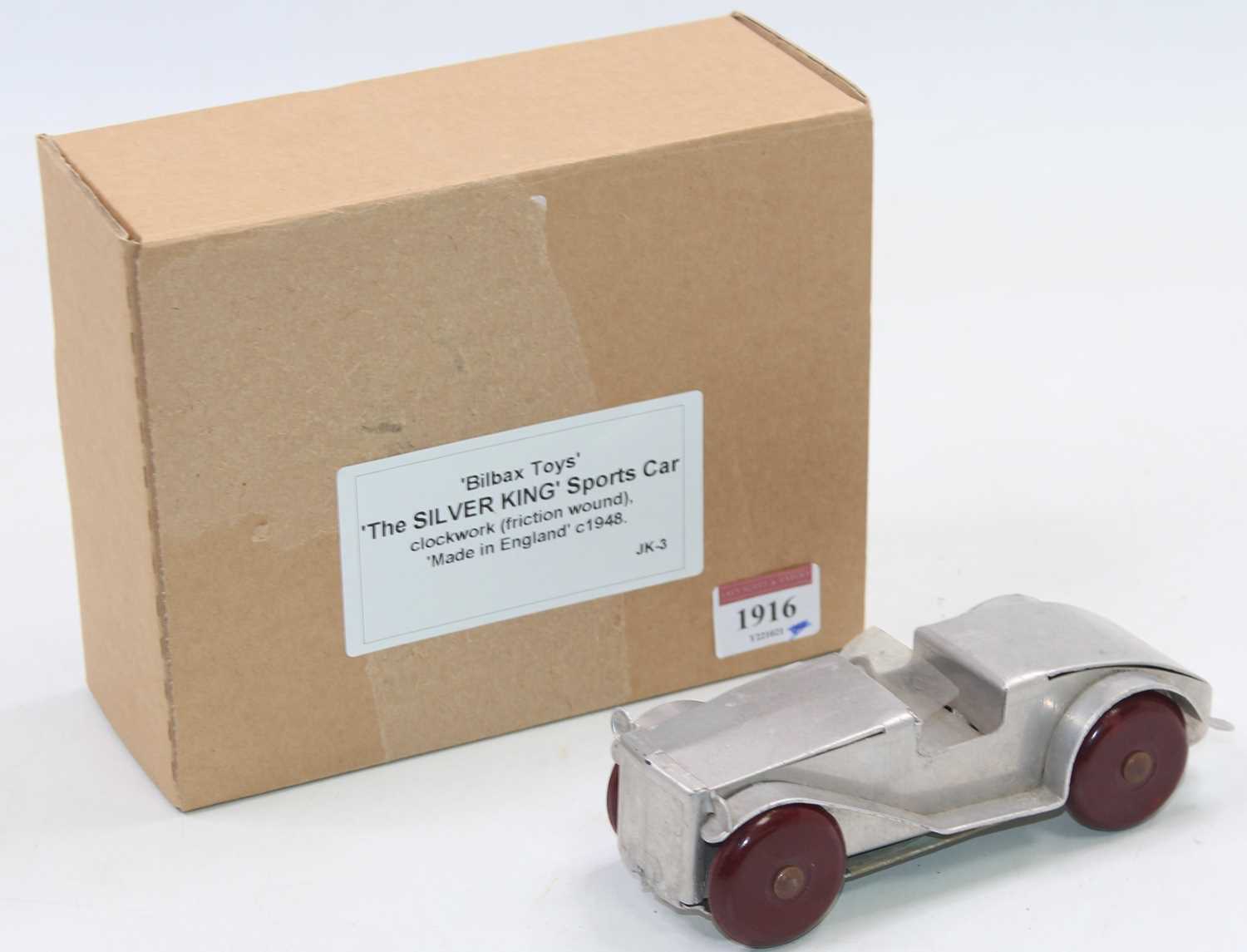 Lot 1916 - Bilbax Toys "The Silver King Sports Car",...