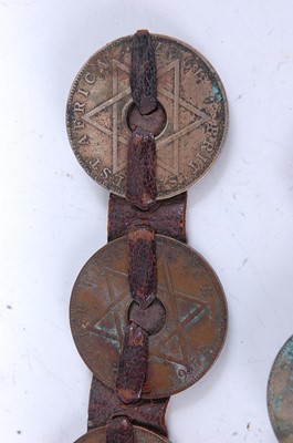 Lot 209 - A West African whip/fly whisk, having eight...