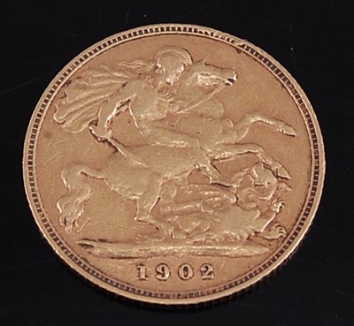 Lot 2056 - Great Britain, 1902 gold half sovereign,...
