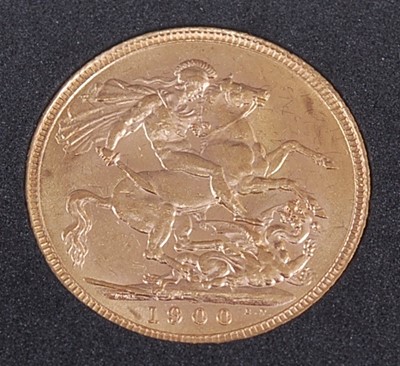 Lot 2107 - Great Britain, 1900 gold full sovereign,...