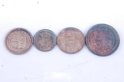 Lot 2242 - Great Britain, 1887 Victoria Specimen Coin Set,...