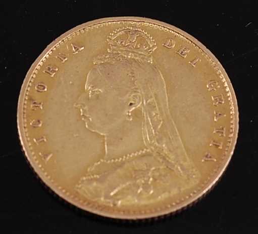 Lot 2053 - Great Britain, 1887 gold half sovereign,...