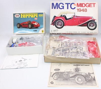 Lot 471 - Two vintage racing car kits as follows: 1:20th...