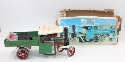 Lot 194 - Mamod SW1 Steam Wagon, green body of usually...
