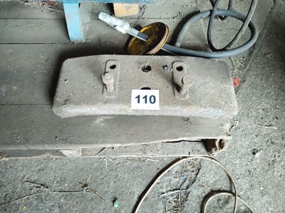 Lot 110 - 2 x Tractor Weights