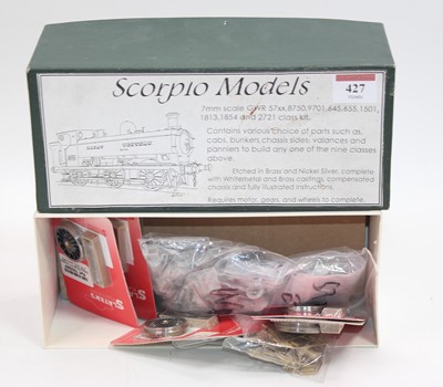 Lot 427 - Scorpio Models 7mm kit to build GWR 57XX or...