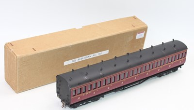 Lot 438 - BSL LMS all/3rd bogie suburban coach, lined...
