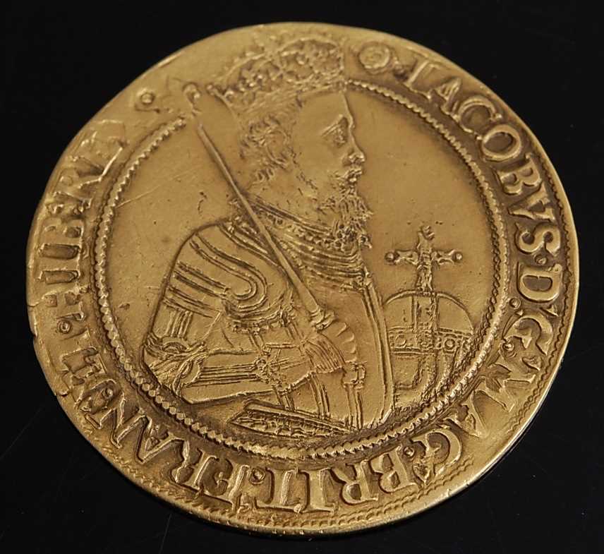 Lot 2108 - England, James I (1603-1625), gold Unite,...