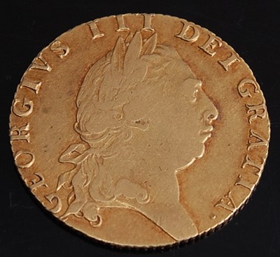 Lot 2105 - Great Britain, 1793 gold spade guinea, George...