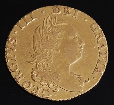 Lot 2044 - Great Britain, 1786 gold half guinea, George...