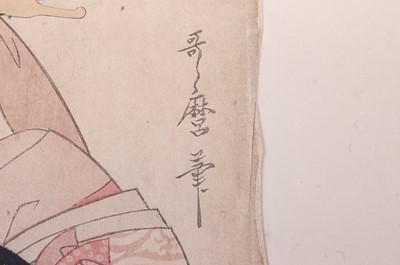 Lot 2472 - Kitagawa Utamaro II (?-1831) – Two beauties...