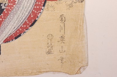 Lot 2473 - Kikugawa Eizan (1787-1867) –The courtesan...