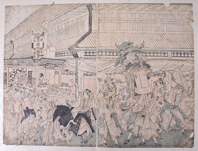 Lot 2481 - Attributed to Utagawa Toyokuni I (1769-1825) –...