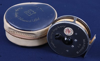Lot 352 - A Hardy Marquis #7 3 1/2" centre pin fly reel,...