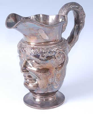 Lot 2190 - * A George II silver Bacchus wine jug, the...