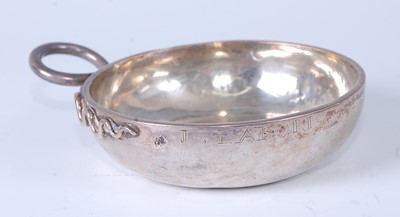Lot 2192 - * An early 19th century French silver tastevin...