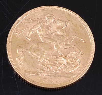 Lot 2092 - Great Britain, 1893 gold full sovereign,...