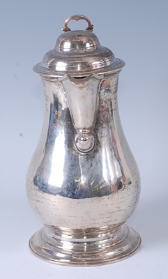 Lot 1062 - An early George III silver wine or beer jug,...