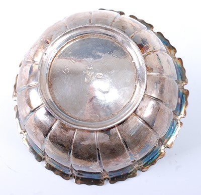Lot 2128 - * A George III silver footed bowl, of lobed...
