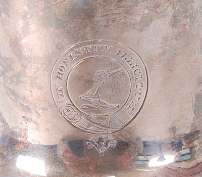 Lot 2130 - * A George II silver pedestal lighthouse sugar...