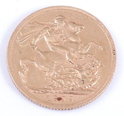 Lot 2097 - Great Britain, 1909 gold full sovereign,...