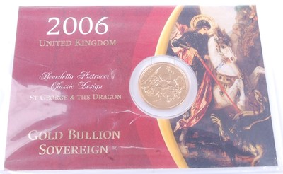 Lot 2012 - Great Britain, 2006 gold full sovereign,...